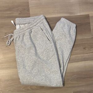 Fabletics Light Gray Womens Jogger Sweatpants
